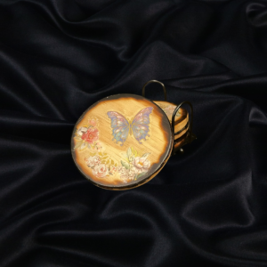 Vintage Butterfly Bloom Wooden Coaster Collection